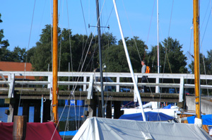 Brücke über die Ryck.